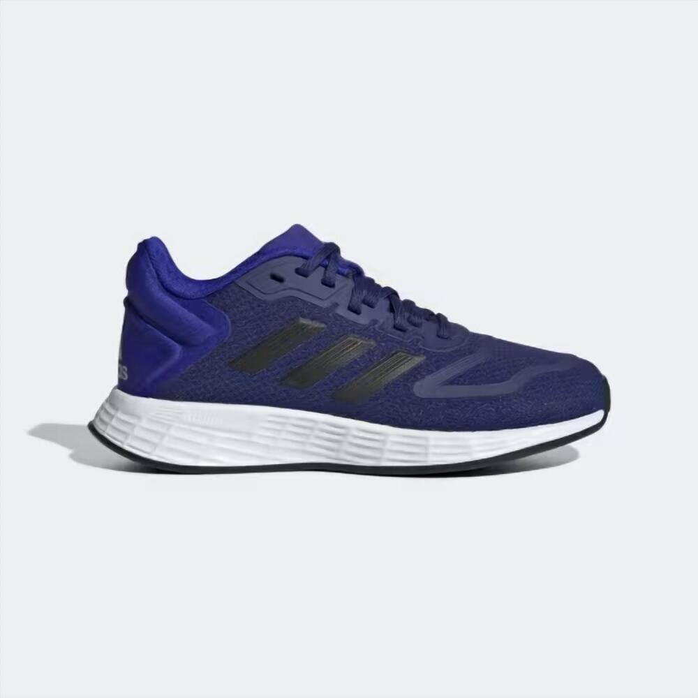 NEW ADIDAS kids duramo 10 shoes in lucid blue / core black / victory blue